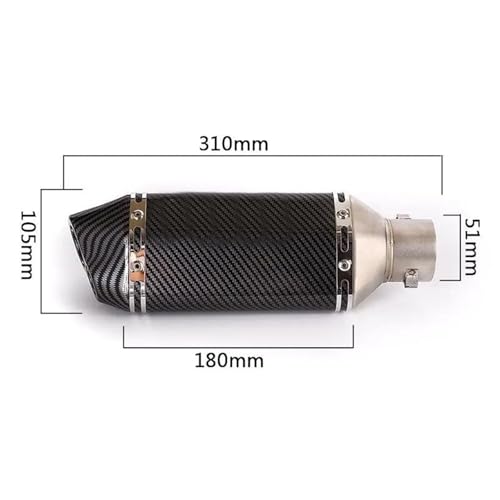 Tubo enlace delantero y silenciador 310 mm para Aprilia Tuono 660 que reduce el peso 4