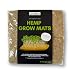 Terrafibre Hemp Grow Mat - Perfect for Microgreens, Wheatgrass, Sprouts - 40 Pack 5" x 5" (Fits 5" by 5" Growing Tray or 8 in a Standard 10" X 20" Germination Tray) Fully Biodegradable