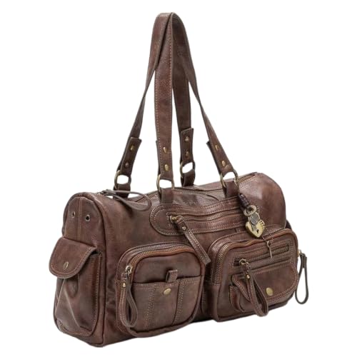 Sac à épaule femme en cuir PU : le grand sac vintage qui simplifie vos trajets