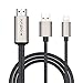 Produktbild HDMI Kabel für iPhone iPad - MPIO iPhone zu TV Lighting HDMI Kabel 1080P Digital AV Adapter HDTV Kabel für iPhone 12, 11, XR, X, 8, 7, 6, iPad Air, Mini, Pro, iPod Touch auf TV Projektor Monitor, 2M