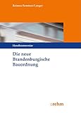  Die neue Brandenburgische Bauordnung: Handkommentar