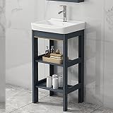 Ceramic Bathroom Sink Console Pedestal laundry Sinks free standing Wash Basin sinks Porcelain Vessel