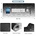 Y YIHANGBEST White Grey Black Geometric Gaming Mouse Pad Large Full Desk Keyboard Mousepad for Computer,Home,Office 35.4