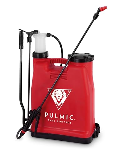 Pulmic Raptor 12 Sulfatadora Manuelle Hydraulique. Pulverisateur Professionnel à Dos de 12L. Pulverisateur Manuel Haute Pression. Buse Réglable pour Herbicides et Fongicides.
