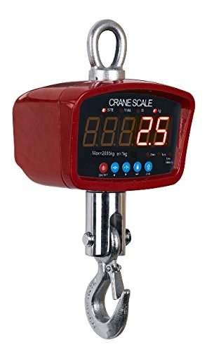 Báscula de grúa Optima Scales 2000 lb LED miniatura 1
