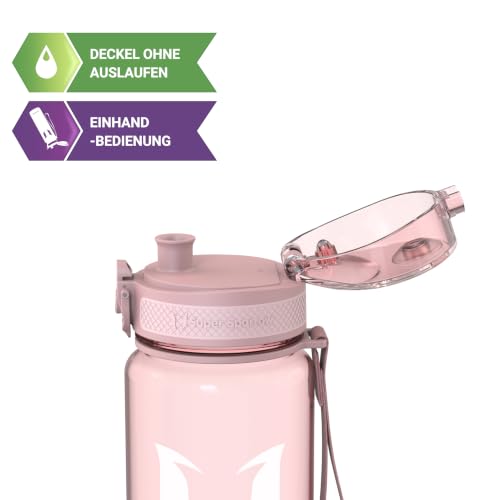 Super Sparrow Trinkflasche - Tritan Wasserflasche - 500ml - BPA-frei - Ideale Sportflasche - Sport, Wasser, Fahrrad, Fitness, Uni… – Ansicht 2