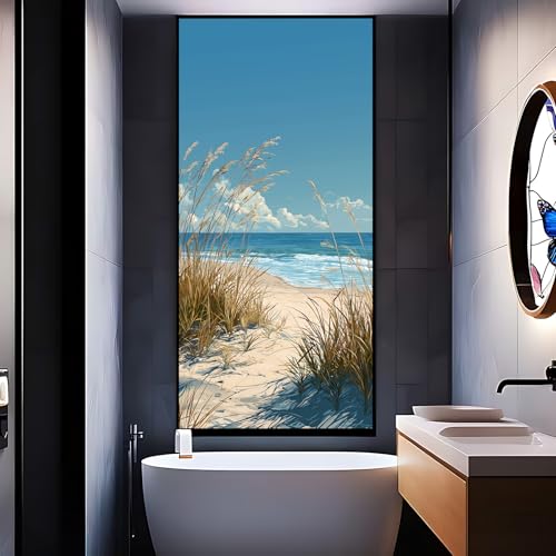 Película para ventana decorativa Seaside 39.37x17.51 in miniatura 5