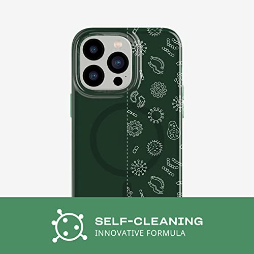 Coque iPhone 14 Pro Max tech21 Evo Tint vert foncé compatible MagSafe