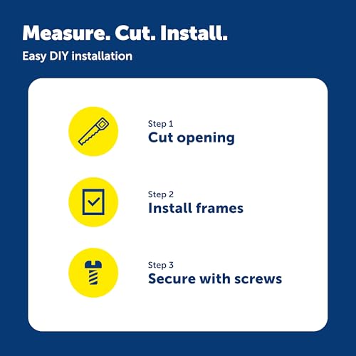 image for PetSafe Plastic Pet Door - Easy Install for Wood, PVC Metal & Paneled 