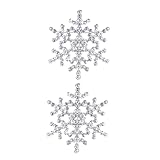 Caractéristiques : Le design de cette broche est inspiré des flocons de neige naturels, soulignant son caractère unique, et elle peut également briller au soleil, le design de cette broche est très novateur.