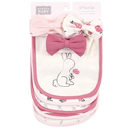 Image of Hudson Baby Unisex Baby Bandana Bibs and Headbands