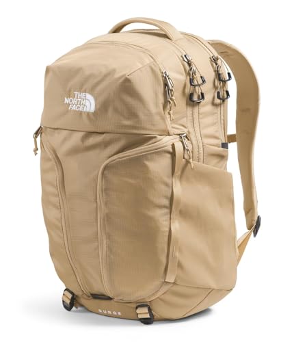 Image of The North Face Women's Surge Commuter Laptop Backpack - PFAS Free, Khaki Stone, One Size