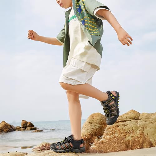 Stelle Boys Girls Sport Water Sandals Kids Summer Outdoor Beach Hiking Closed-Toe Athletic Shoes for Toddler/Little/Big Kids2