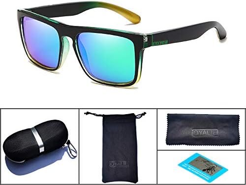 Miniatura 8 de Gafas de sol polarizadas para hombres y mujeres al aire libre Pesca Conducción Gafas de sol cuadradas G209, Verde