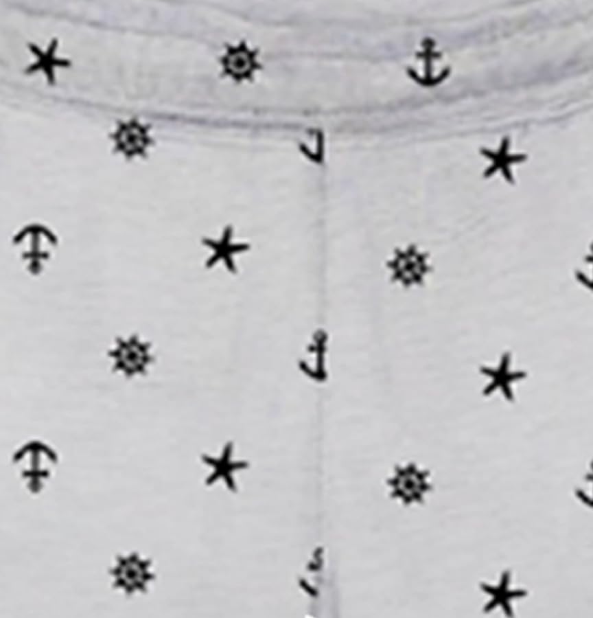 JUGULAR Baby Boys and Girls Cotton Printed Shorts Pack of 3 (in, Age, 4 Years, 5 Years, Must,Gry,Black) 4