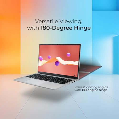 Image of acer Aspire 3 A325-45 HD Thin & Light Laptop | Intel Celeron N4500 | 8GB LPDDR4X RAM | 512GB SSD | Windows 11 Home | HD Webcam | Anti-Glare Display | Pure Silver, 1.5 kg