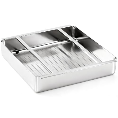Colador para fregadero comercial de acero inoxidable