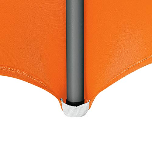Image of Peomeise 4FT Spandex Table Cover Rectangular Stretch Spandex Tablecloth (Orange,4FT)