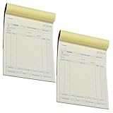 ANDINUS Packung mit 2 selbstdurchschreibenden Auftragsbüchern | 50 doppelte Blätter | A4 (21 x 28,5 cm) | kohlefreie Kopie | Professionelles Format (80072)