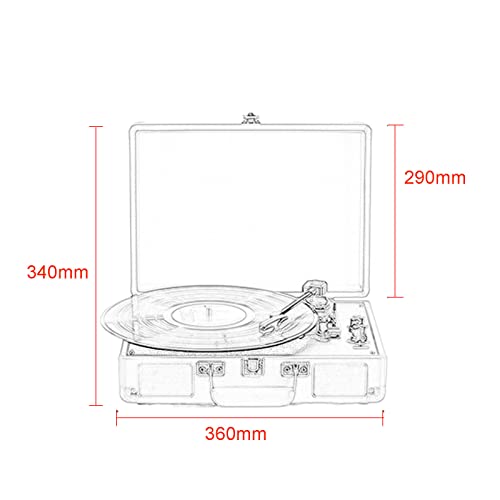 Tourne-Disque Vinyle Bluetooth Audio Salon rétro européen Gramophone Ornement Cadeau d’anniversaire Tourne-Disque de Film américain - Les Beatles, Paul McCartney, John Lennon, RIngo Starr, George Harrison Tourne-Disque Vinyle Bluetooth Audio Salon rétro européen Gramophone Ornement Cadeau d'anniversaire Tourne-Disque de Film américain – Image 5