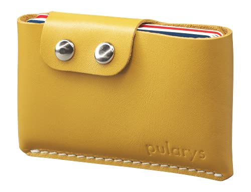 pularys Mini Wallet HOBBY - Credit Card Case - Italian Leather - Space for up to 8 Cards - Pockets for Coins and Bills - Modern Design For Men and Women - Fashionable Colors
