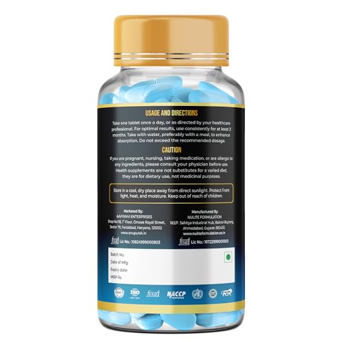 Image of Magnesium Glycinate Tablets 550mg - 100% Pure Chelated Form . No Magnesium Oxide | Supports Sleep, Relaxation & Muscle Function | Non-Laxative . Gentle Daily Formula | 120 Veg Tablets (120 Days)