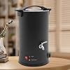 Wax Melter for Candle Making - 15L/507.2 oz Electric Candle Wax Melter Adjustable Temperature, Non Clogging and Easy to Clean for Melting Wax, Boiling Water, Making Tea and DIY Hobbies (Black)