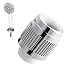 Produktbild Wassersparer für die Handbrause Chrom Einstellbar 0-23 l/min Duschbrause Brause für die Dusche Duschbrause Duscharmatur Brauseschlauch