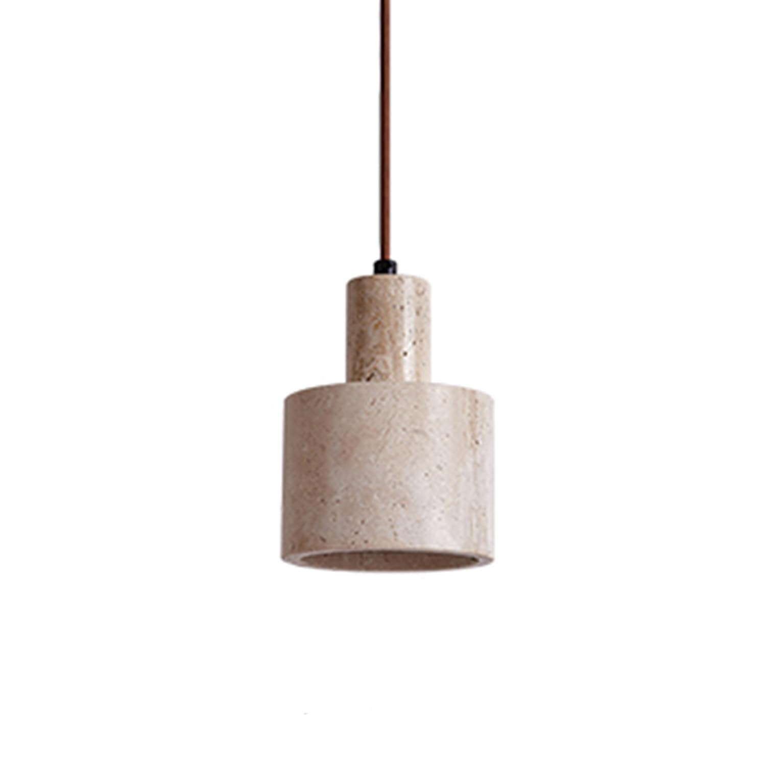 Nowa Lampa Wisząca W Stylu Chińskim Z Trawertynu, Podstawa E27