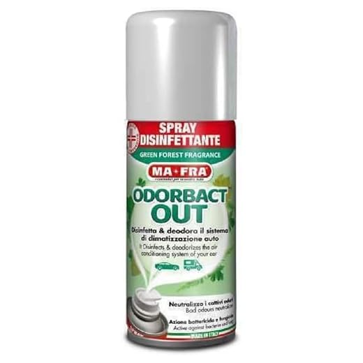 Mafra H1027, Odorbact Interni & Clima, Disinfettante Abitacolo e Sistema di Climatizzazione Auto, 150ml