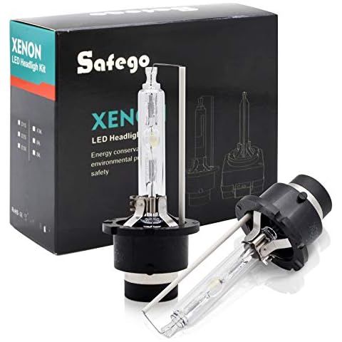 Safego D2S 35W 6000K Xenon Headlight Bulbs Cover