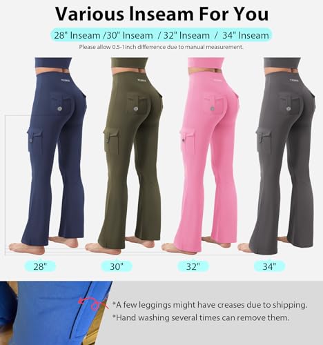 Image of YEOREO CoreFlex Women Workout Flare Leggings