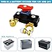 2PCS Car Battery Power Cut-Off Switch Breaker, Stable Transmission High Conductivity Pure Copper Disconnect Switch, Smart Car Battery Disconnect Switch for Boat Rv Car Truck Supplies
