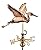 Good Directions 8805PG Blue Heron Garden Weathervane, Polished Copper with Garden Pole