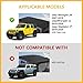 Tuyoung Roof Rack Cross Bars Lockable Compatible with Jeep Wrangler JK JL Gladiator JT 2007-2026, 2 & 4 Door 220lbs Heavy Duty Aluminum Crossbars Rooftop Kayak Bike Luggage Racks