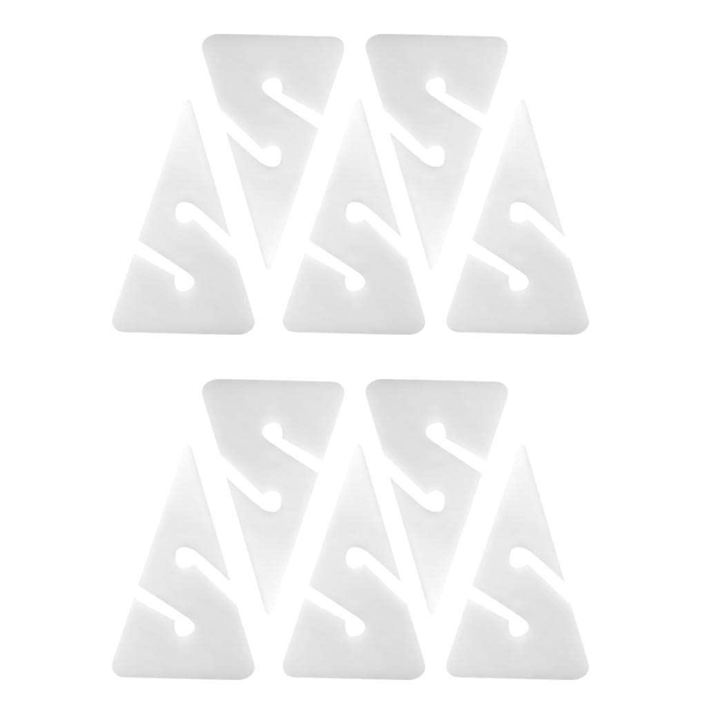 10 Pièces Marker Flèche de Ligne Triangle Accessoire Compact PVC pour Marquage de Repère Adapté à La Plongée en Grotte Plongée D'É, Blanc, 8,5 x 5 cm 10 Pièces Marker Flèche de Ligne Triangle Accessoire Compact PVC pour Marquage de Repère Adapté à La Plongée en Grotte Plongée D'É, Blanc, 8,5 x 5 cm