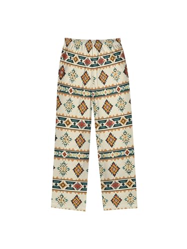 Ethnic Aztec Patterns Boys Pants for Kids Jogger Pants with Pockets S2
