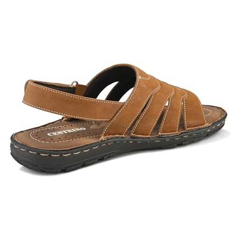 Image of Centrino Sandal for Men | Grip Insole for Stability | slippers /sliders for men |mens sandals casual | sandals for men|Modern Look with Straps | Comfortable Footwear (9265)