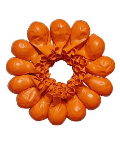 Image of 90 Pack Orange Balloons 18 inch Orange Latex Party big Balloon Bulk for Various Party Events Decorations