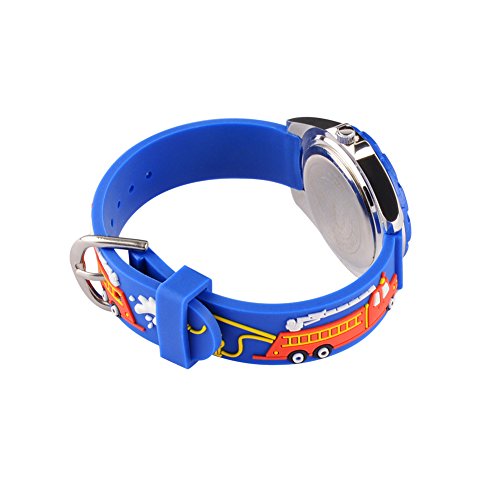 Image of Kids Watches for Boys Girls, 3D Cartoon Wrist Watch for Child Ages 3-8 | Cute Soft Silicone Watchband, Analog Dial, Daily Waterproof Durable, Birthday Christmas Ideal Gift for Little Child