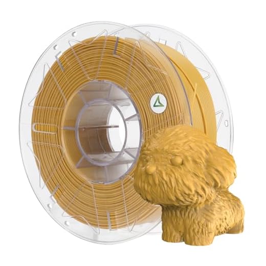 Creality Hyper PLA Filament 1.75mm, RFID 3D Printer Filament for High-Speed Printing up to 600mm/s, ±0.03mm Accuracy, 1KG/Spool (2.2lbs), 3D Printing Filament for Most 3D Printers (Gold)