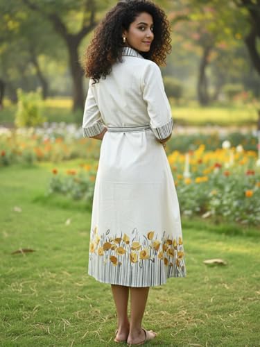 Robe classique Varanga pour dissimuler les rondeurs avec style - 3