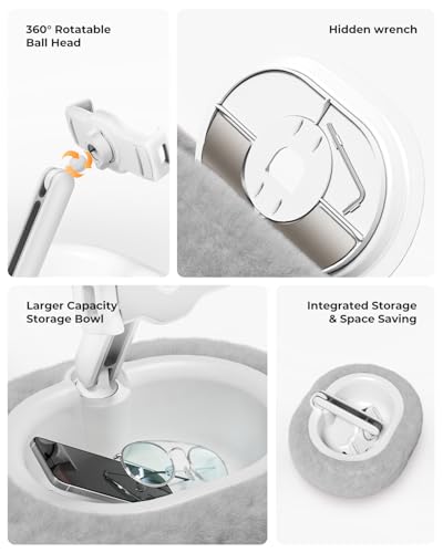 SupeDesk Tablet Stand Pillow for Bed, Adjustable Tablet Stand with Detachable Snack Bowl, Phone Stand for Bed, Kindle Holder, iPad Holder, Tablet Holder for Reading, Watching Videos and Streaming - image 5