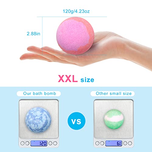 Medanir Light Up Bath Bombs Gift Set For Kids With Surprise Inside, 9 Pack Organic Bath Bomb Spa Set For Women With Fizzies, Shea & Coco Butter Dry Skin Moisturize, Gifts For Birthday, Christmas #TOP2