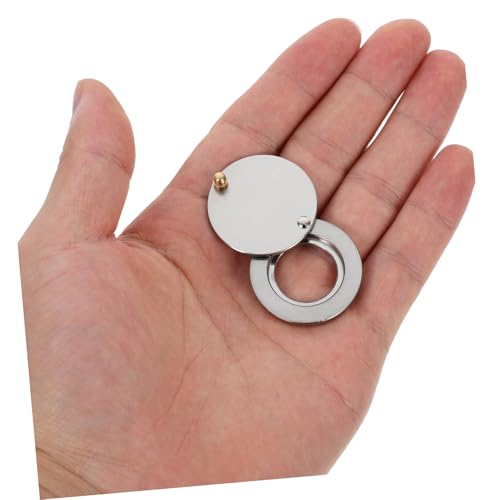 Cubierta elegante para mirilla de puerta, protector de privacidad compatible con mirillas, fácil de instalar con adhesivo doble cara, color plateado niquelado cepillado para hogar, oficina y hotel miniatura 4