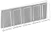 Seville Classics Heavy-Duty Wire Shelving Label Holders, Set of 8