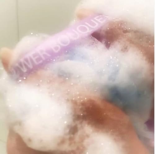 Loofah Bath-Sponge Swirl-Set-Xl-75G By Shower Bouquet: Extra-Large Mesh Pouf (4 Pack Color Swirls) Luffa Loofa Loufa Puff Scrubber - Big Full Lather Cleanse, Exfoliate With Beauty Bathing Accessories #TOP6