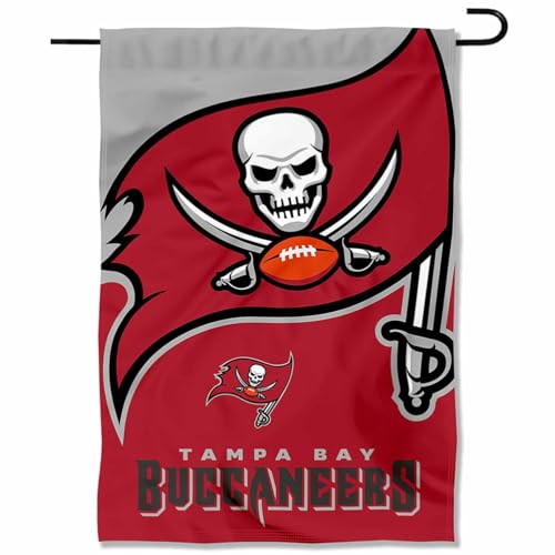 Tampa Bay Buccaneers Large Logo Double Sided Garden Banner Flag
