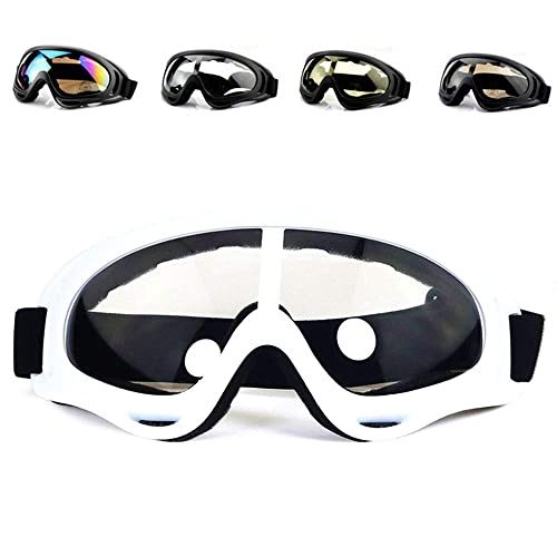 Anti-Glare Lenses, Ski Goggles, Winter Sport Snowboard Goggles With Uv 400 Protection, Snowboard Goggles For Kids, Boys & Girls, Youth, Men & Women, Helmet, Wind Resistance (White Transparent) #TOP7