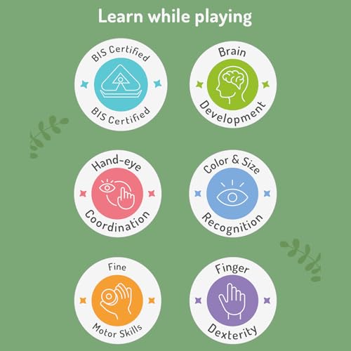 Image of Bonfino Premium My Little Zoo House Playset with Bag for Kids,7 Plush Animal Figurines,Educational Montessori Learning Toy for Toddlers,Soft Pretend Play Set,Birthday Gift for Boys&Girls,BIS Certified